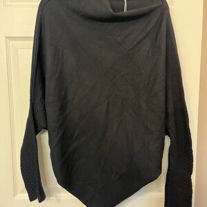 Chic Off-the-Shoulder Black Sweater